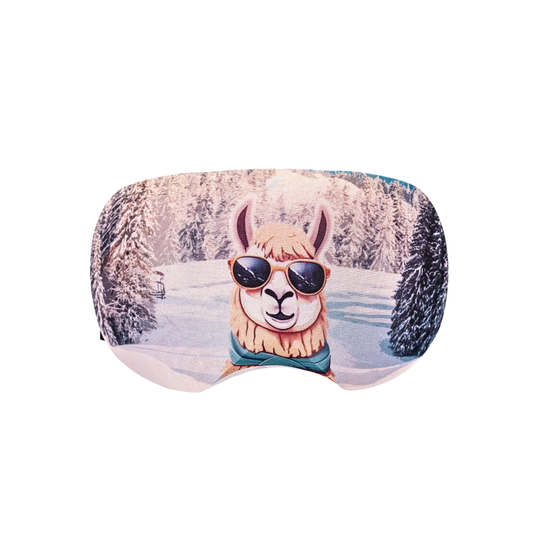Coolmasc Ski Goggle Cover (Llama)