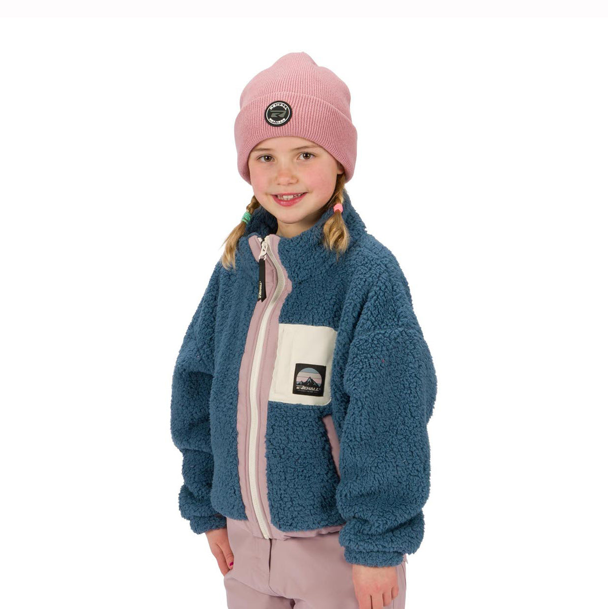 Rehall Girls Eden Fleece Jacket (Steel Blue)