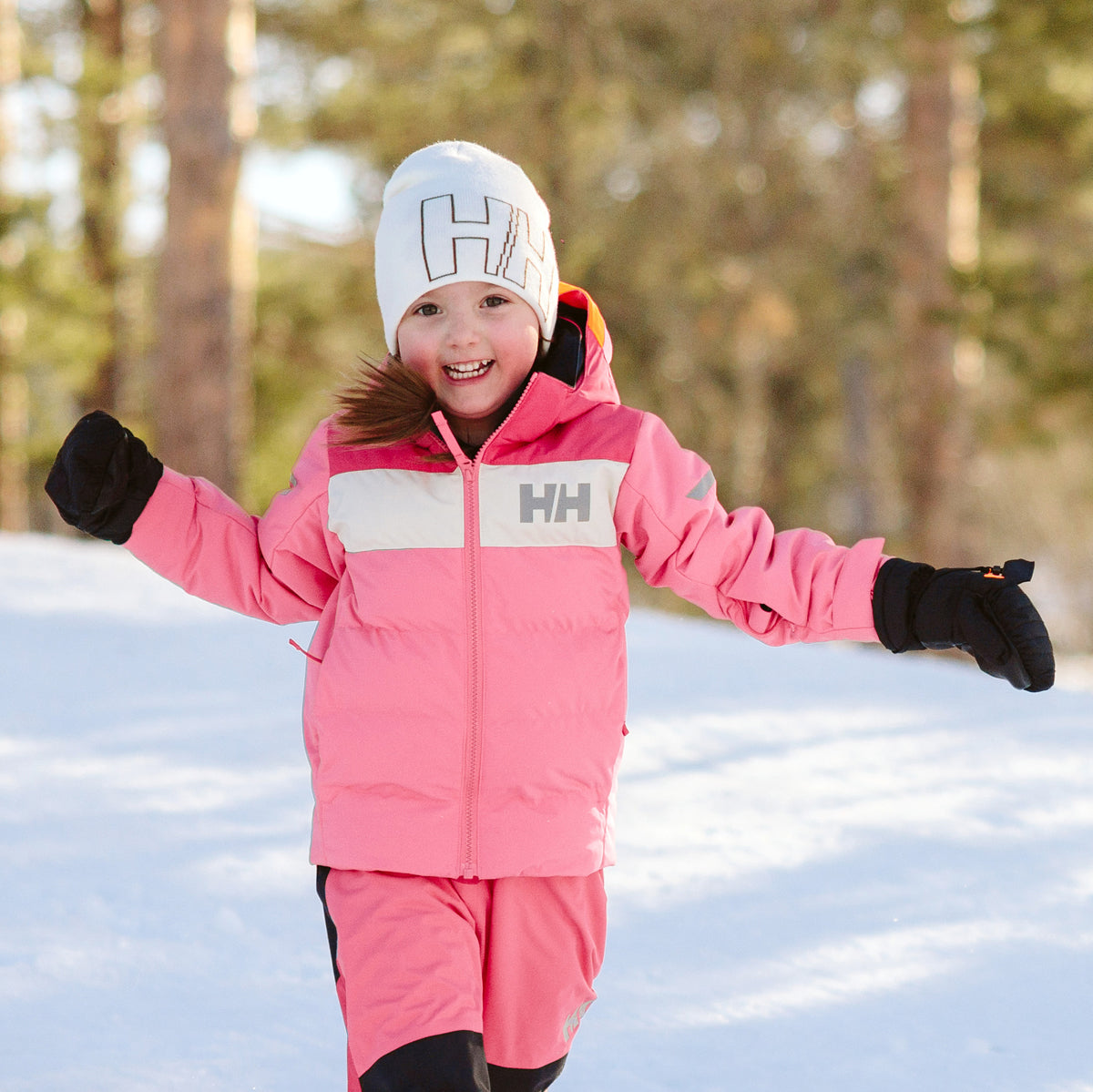 Helly Hansen Kids Vertical Insulated Ski Jacket (Hot Pink)