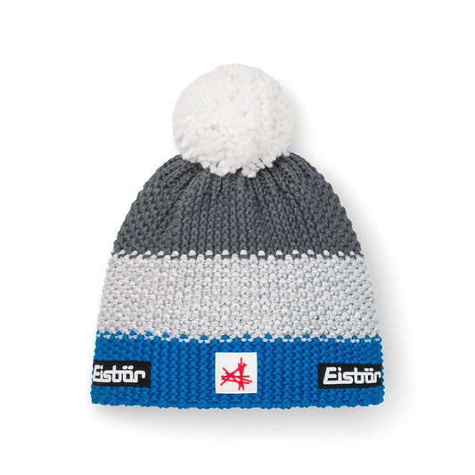 Eisbär Star Pompom Kids Winter Hat (Blue)