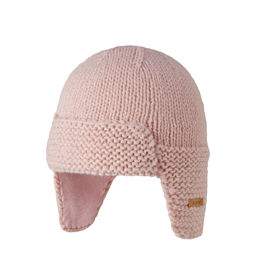 Barts Baby Yuma hand knitted Beanie Hat in pink