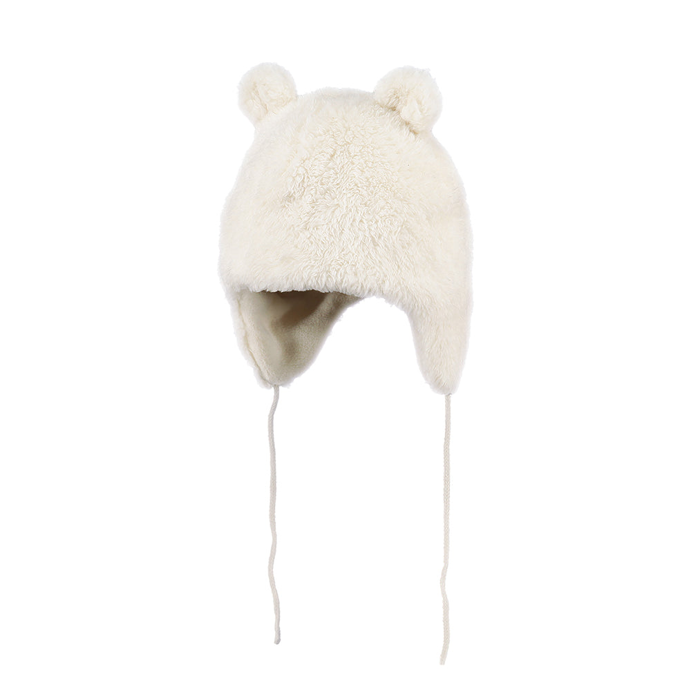 Barts Noa Bear Baby Hat in cream