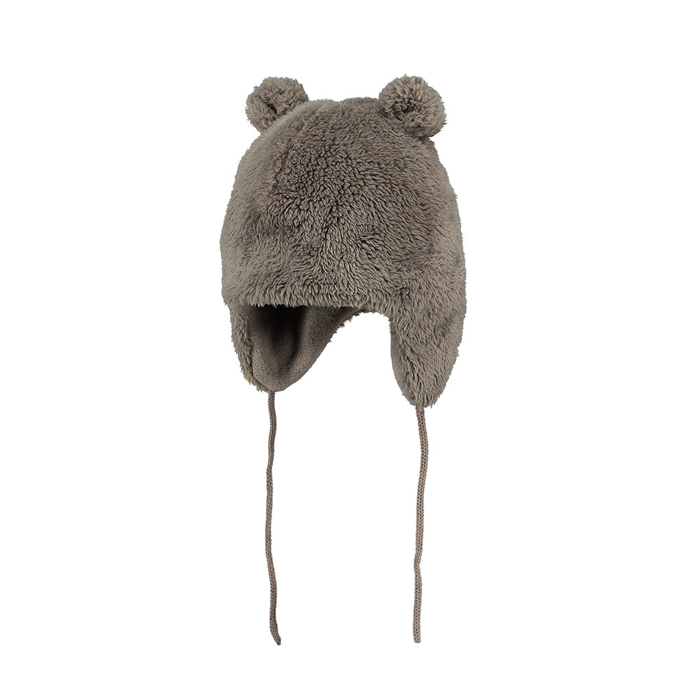 Barts Noa Bear Baby Hat in misty brown