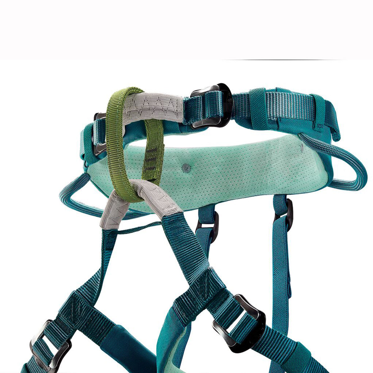 Petzl Macchu Kids Climbing Harness (Atlantic Blue)