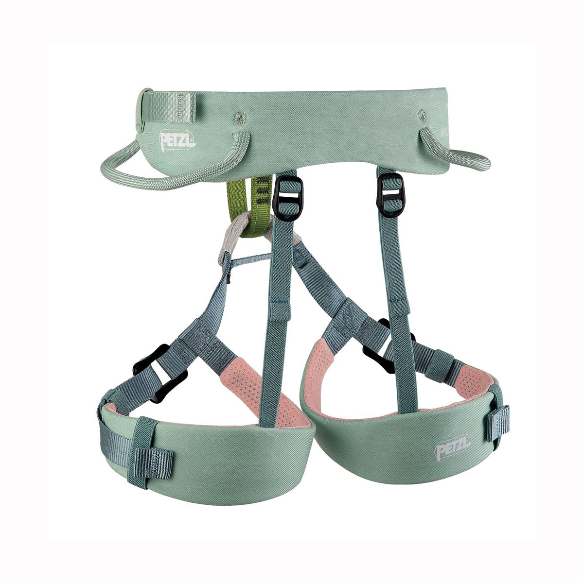 Petzl Macchu Kids Climbing Harness (Jade Green)