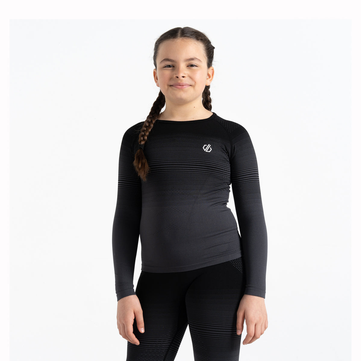 Dare2B Kids' In The Zone III Baselayer Set (Black)