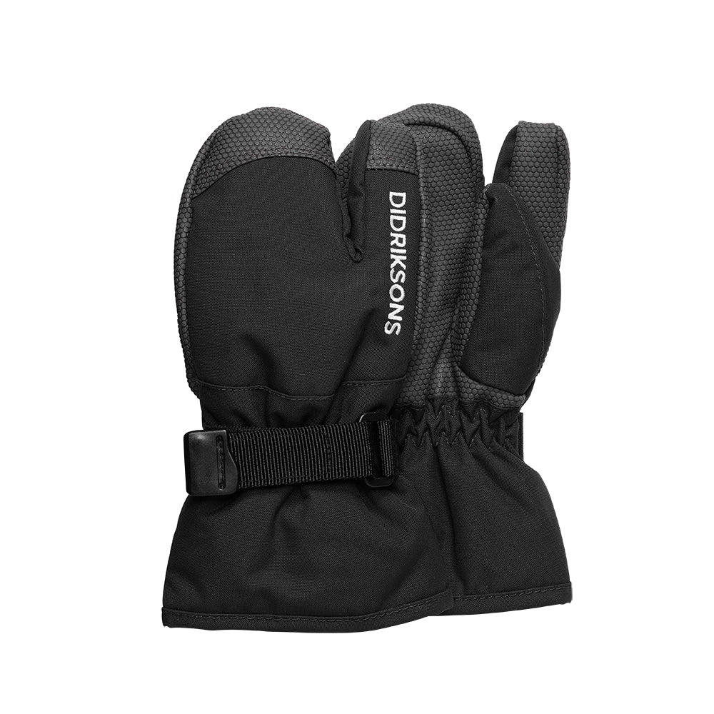 Didriksons Fossa 3-fingered gloves in black