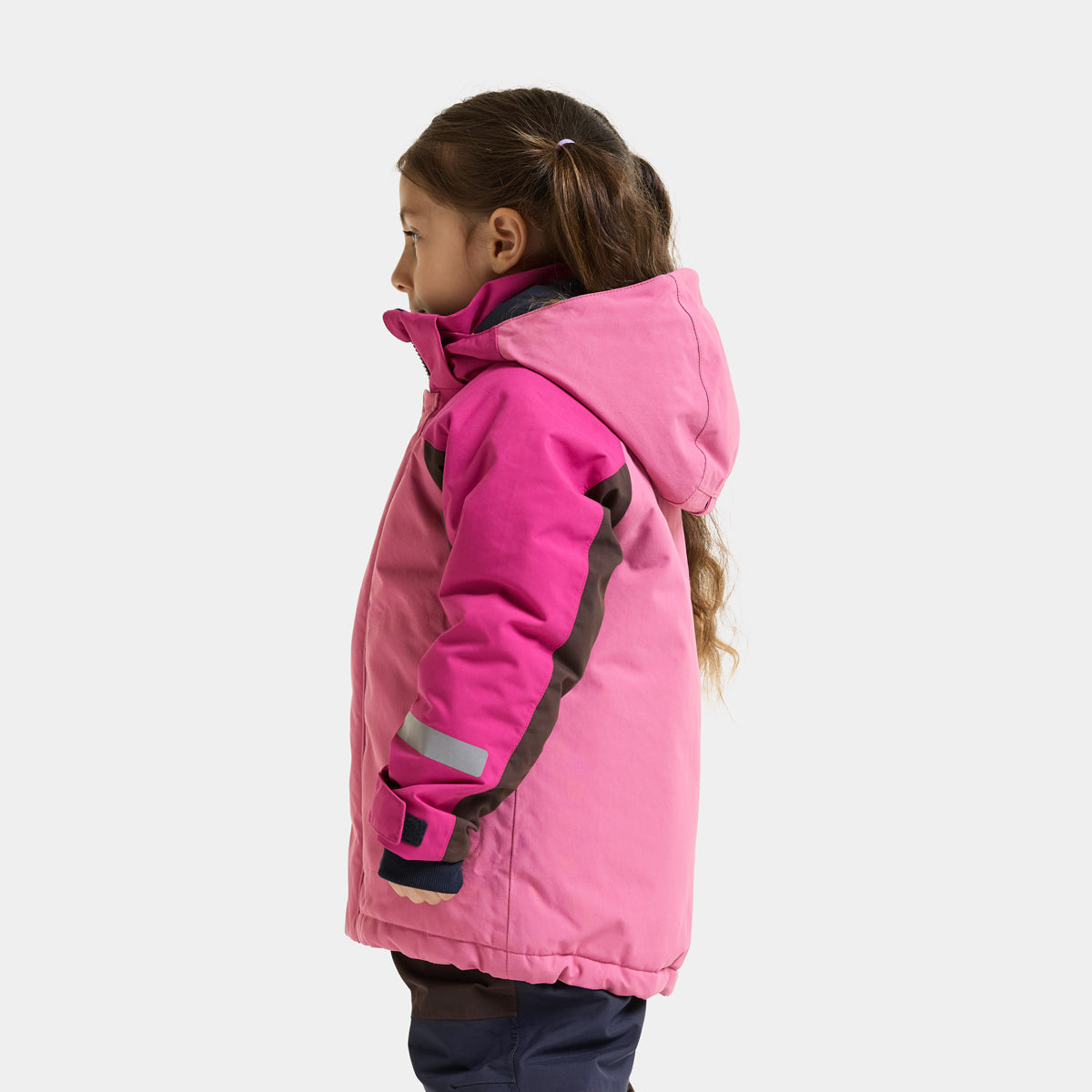 Didriksons Neptun Kids Ski Jacket (Heather Pink)