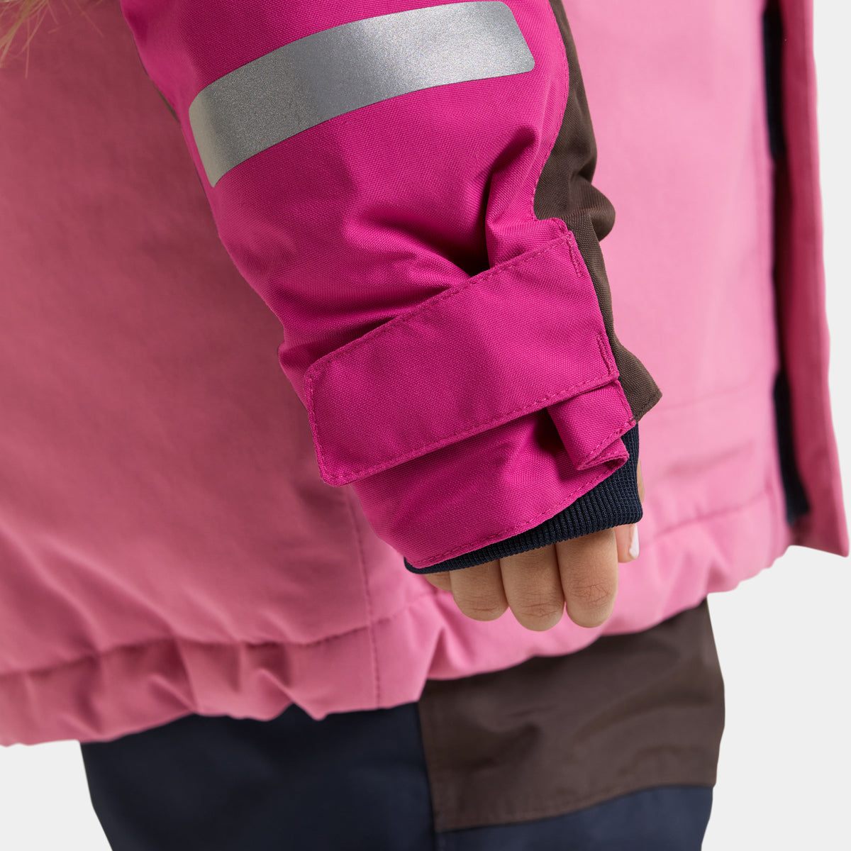 Didriksons Neptun Kids Ski Jacket (Heather Pink)