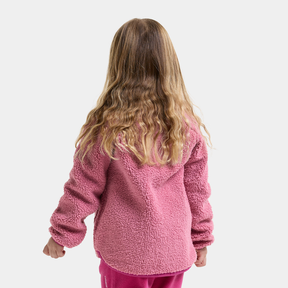Didriksons Kids Gibbs Fleece Jacket (Heather Cactus Pink)