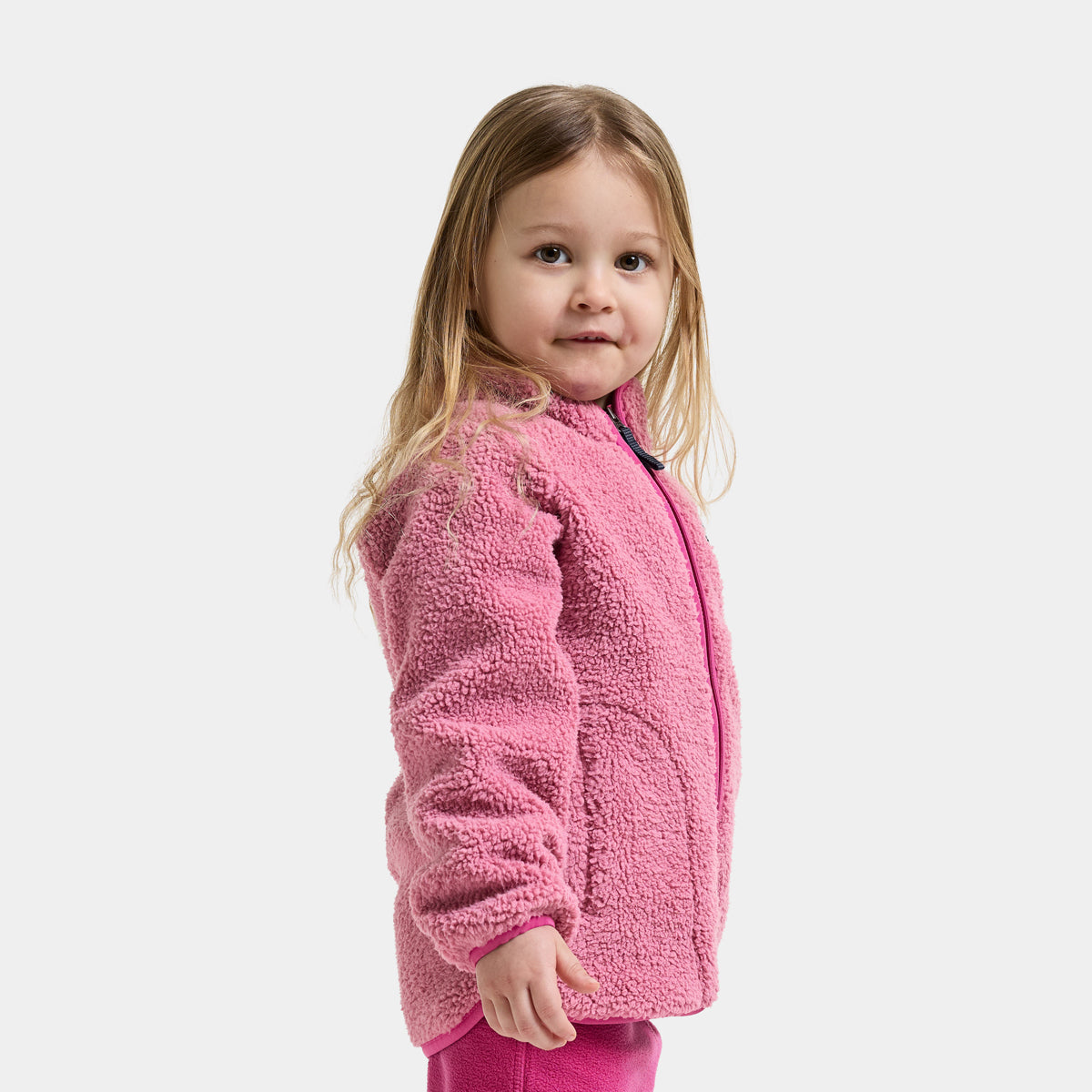 Didriksons Kids Gibbs Fleece Jacket (Heather Cactus Pink)