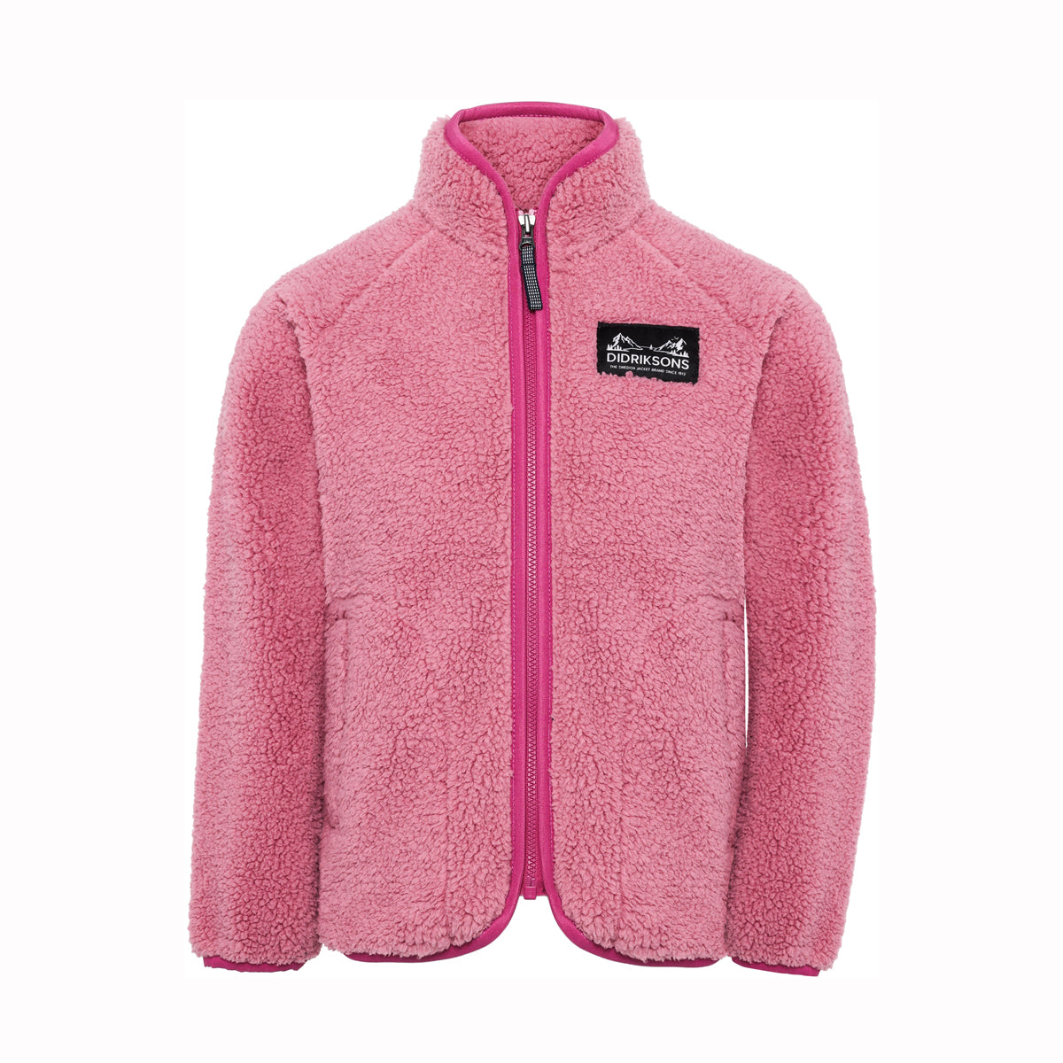 Didriksons Kids Gibbs Fleece Jacket (Heather Cactus Pink)