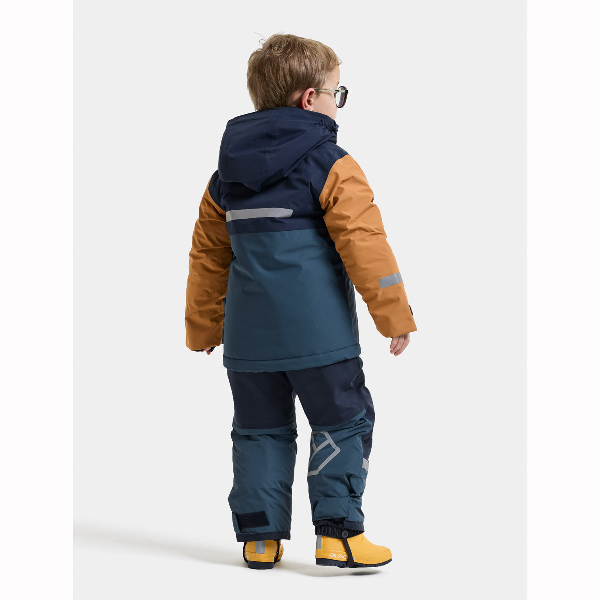 Didriksons Skare Multi Kids Waterproof Insulated Ski Set (Mountain Blue)