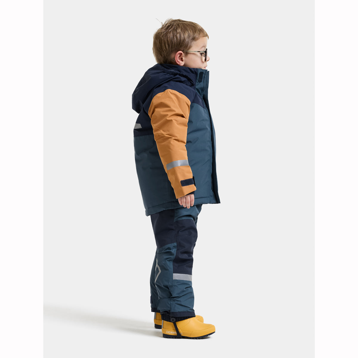 Didriksons Skare Multi Kids Waterproof Insulated Ski Set (Mountain Blue)