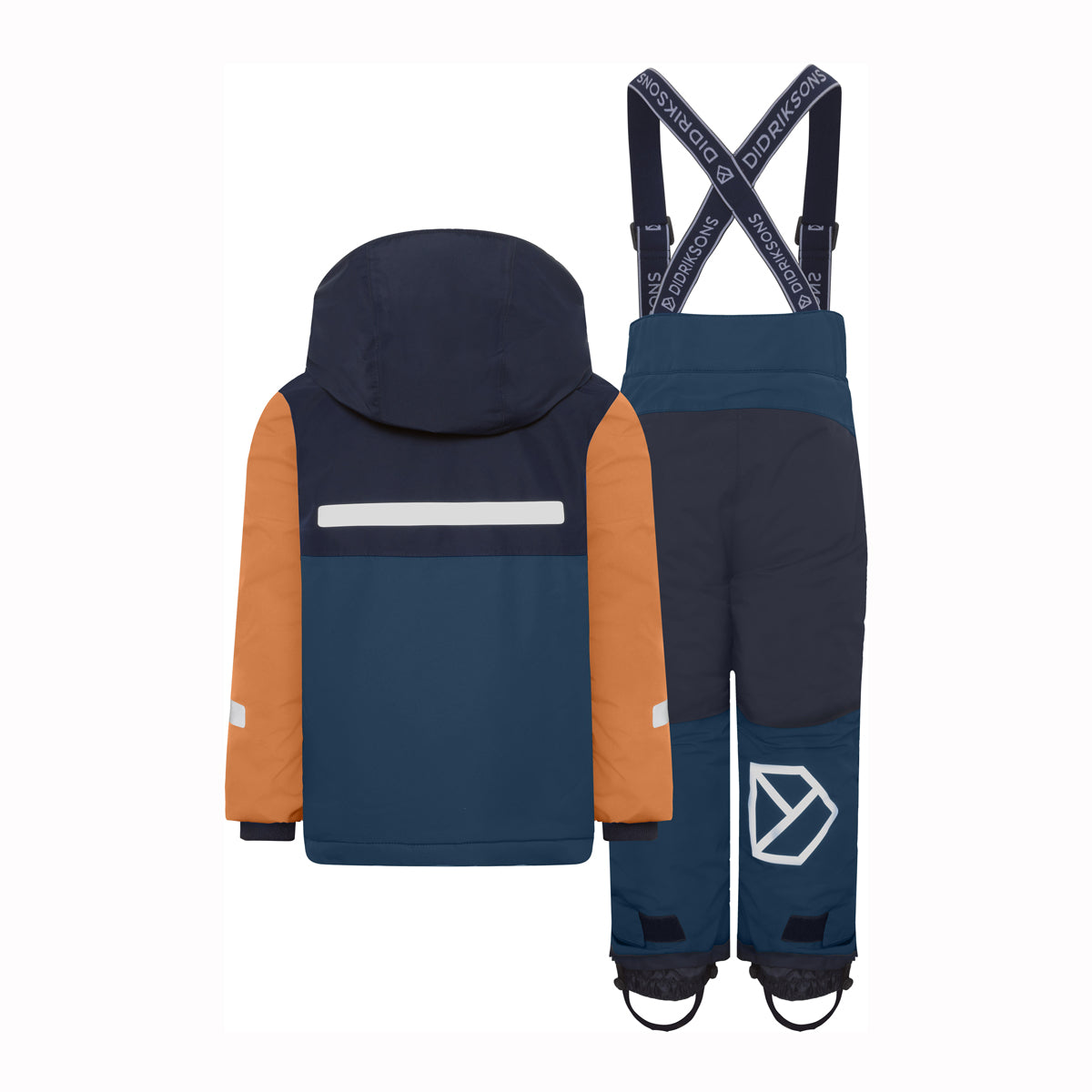 Didriksons Skare Multi Kids Waterproof Insulated Ski Set (Mountain Blue)