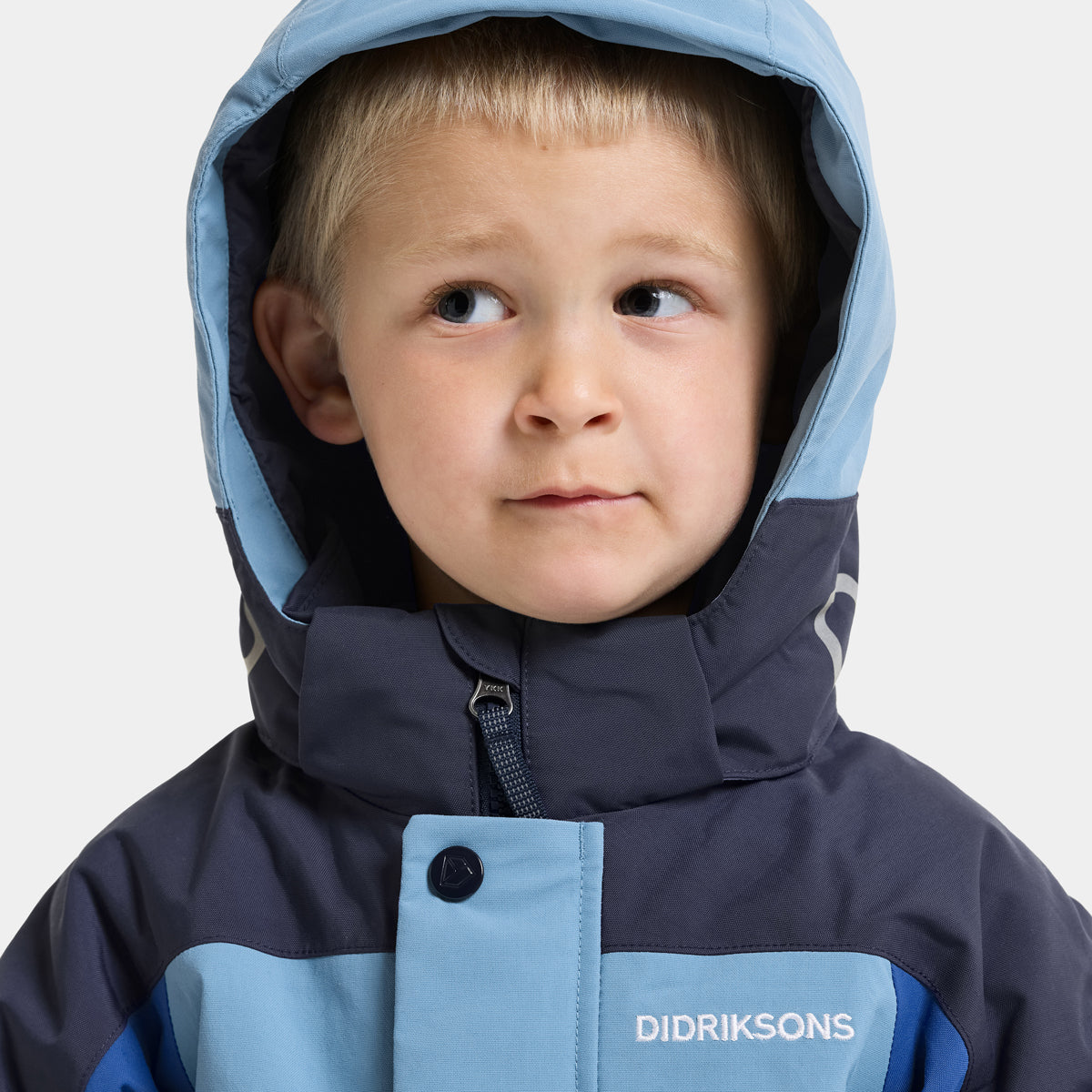 Didriksons Neptun Kids Ski Jacket (Winter Blue)