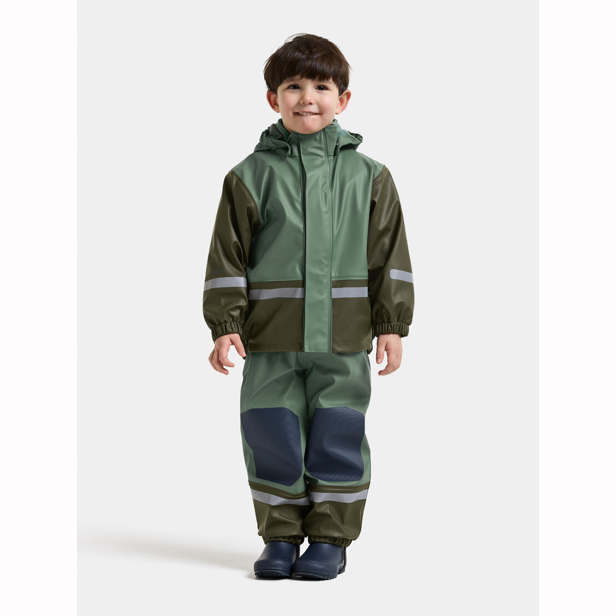 Didriksons Boardman Kids Waterproof Insulated Set (Dark Moss)