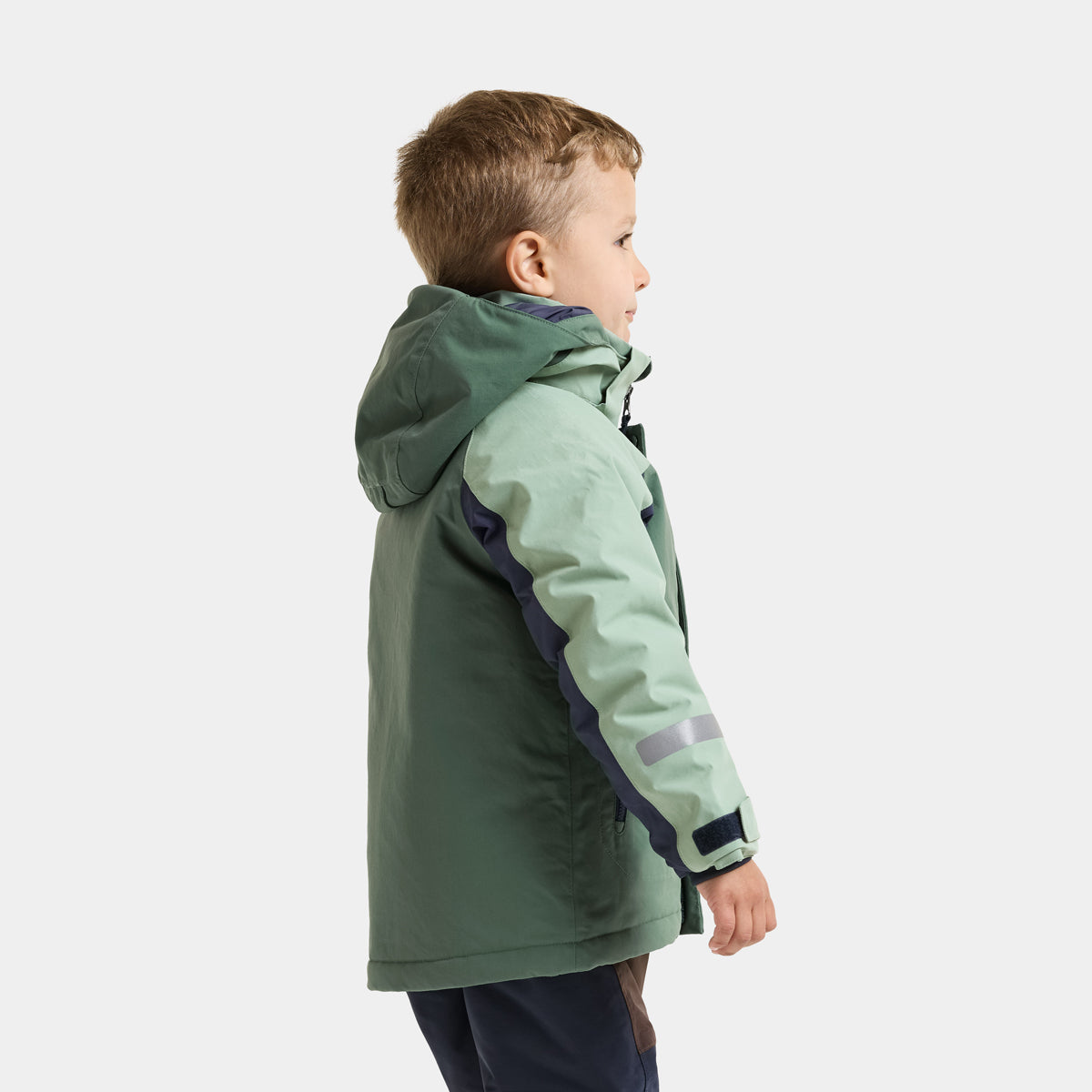 Didriksons Neptun Kids Ski Jacket (Dark Moss)