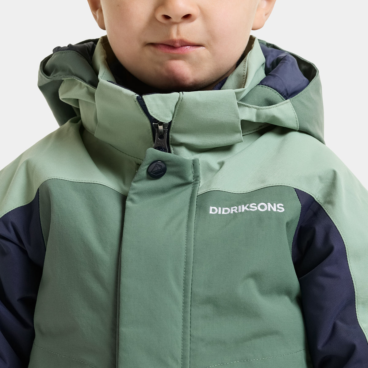 Didriksons Neptun Kids Ski Jacket (Dark Moss)