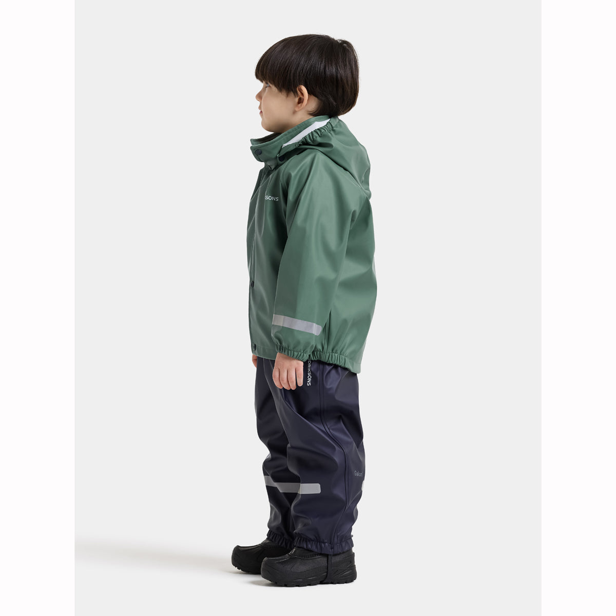 Didriksons Kids Waterproof Slaskeman Sets (Dark Moss)