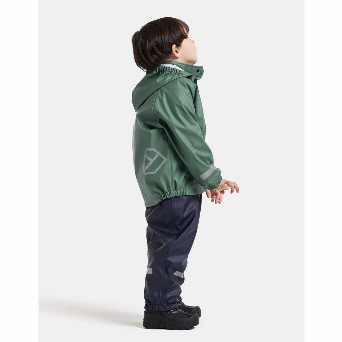 Didriksons Kids Waterproof Slaskeman Sets (Dark Moss)