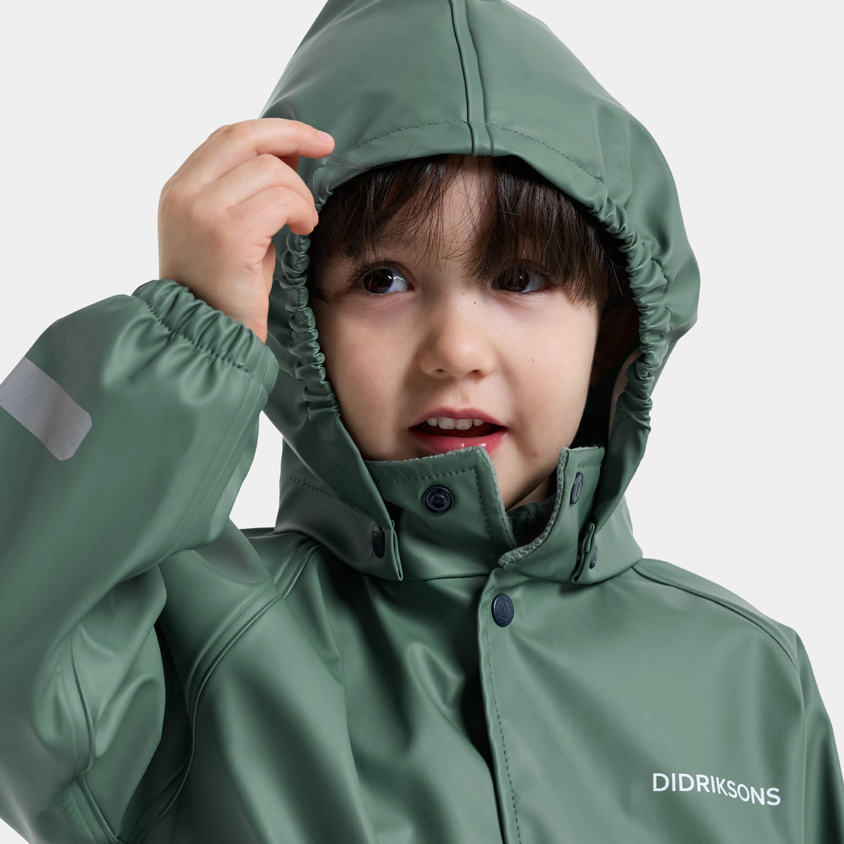 Didriksons Kids Waterproof Slaskeman Sets (Dark Moss)