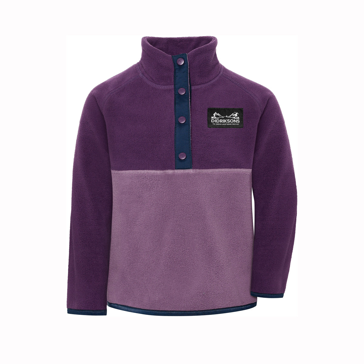 Didriksons Kids Monte Half Button (Northern Purple)