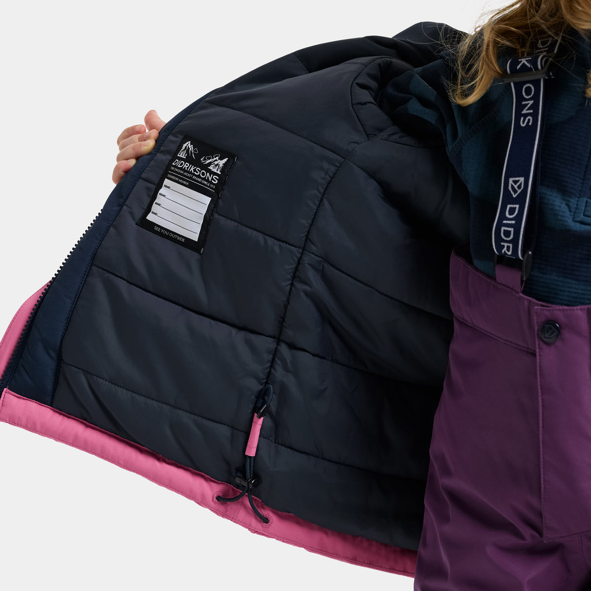 Didriksons Skare Multi Kids Waterproof Insulated Ski Set (Northen Purple)