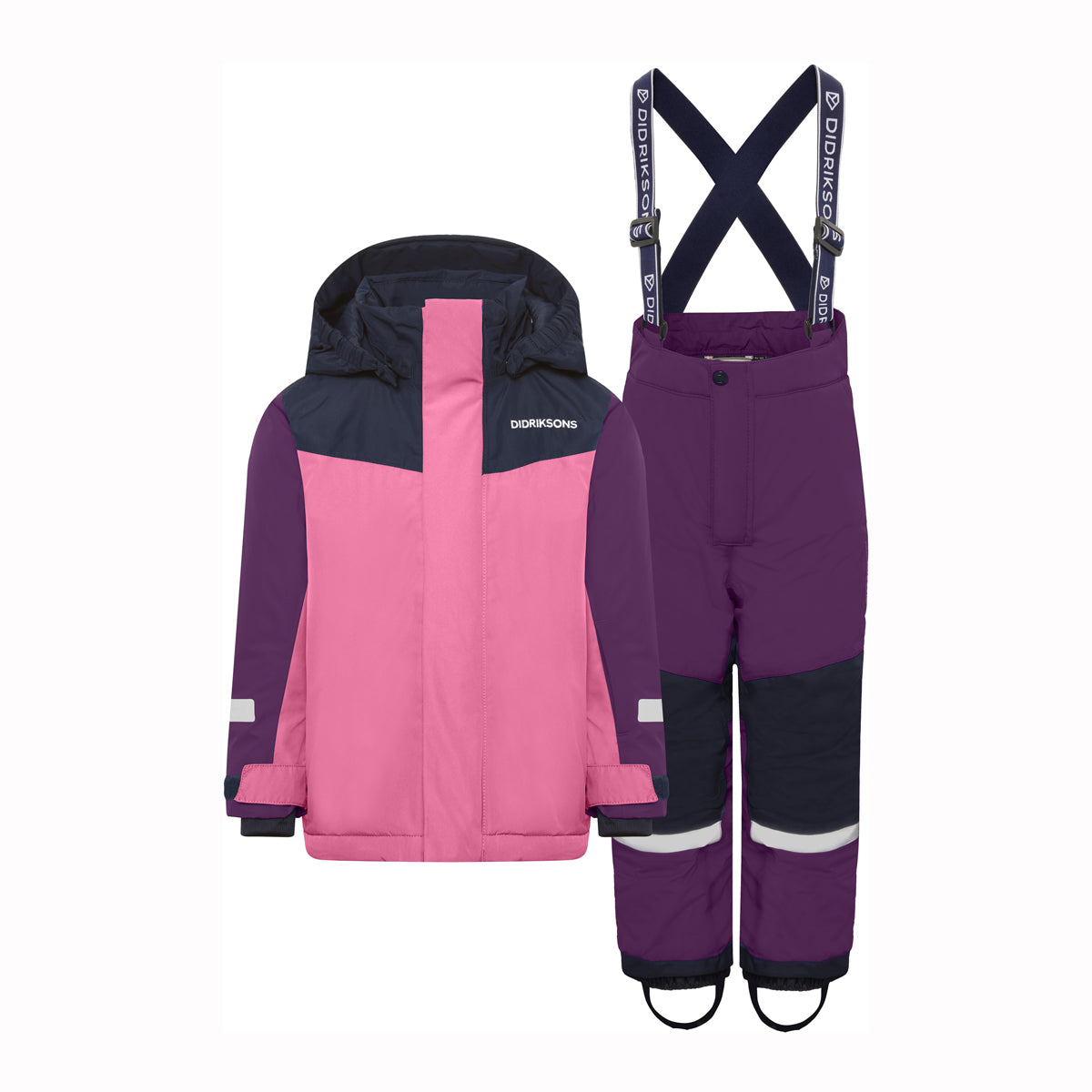 Didriksons Skare Multi Kids Waterproof Insulated Ski Set (Northen Purple)