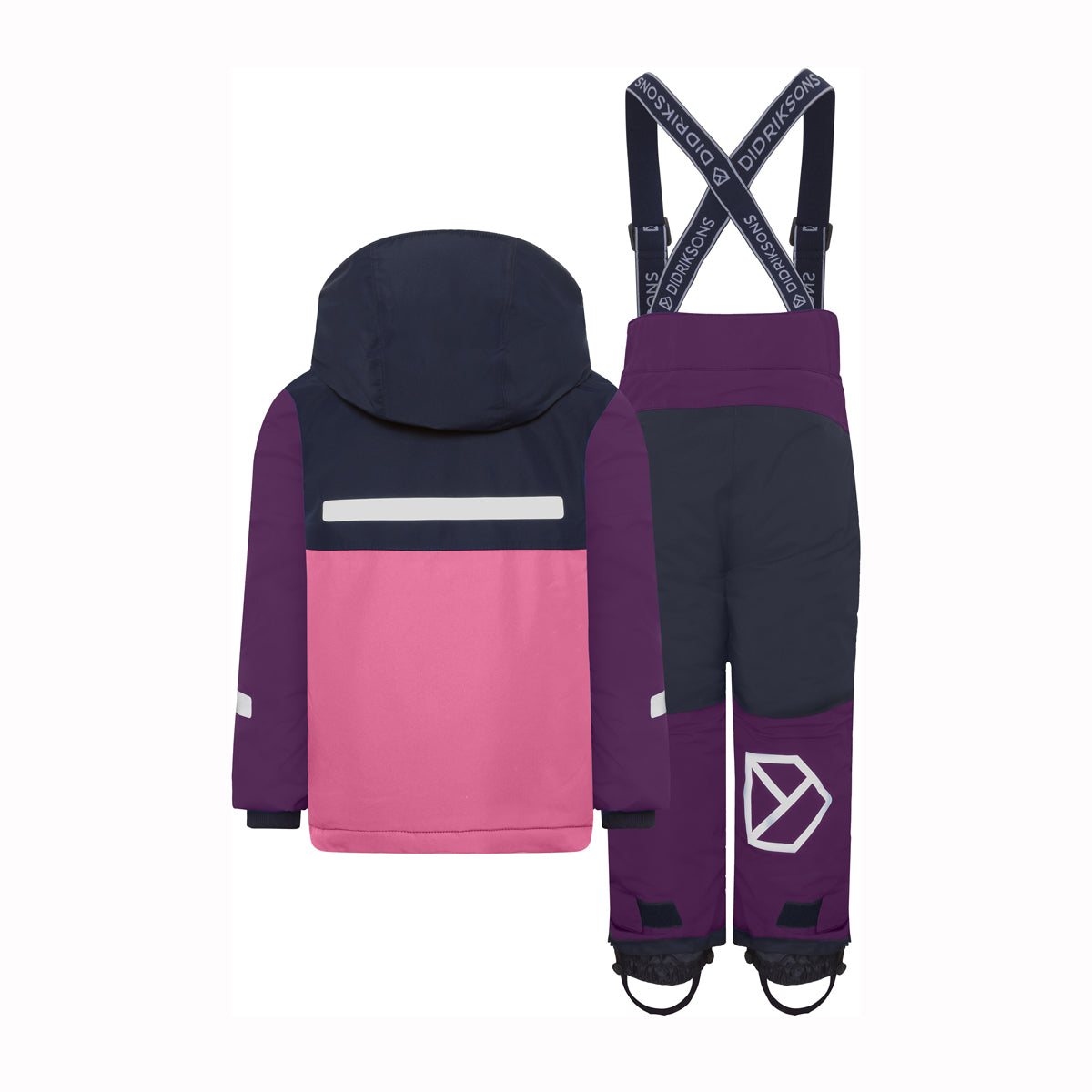 Didriksons Skare Multi Kids Waterproof Insulated Ski Set (Northen Purple)