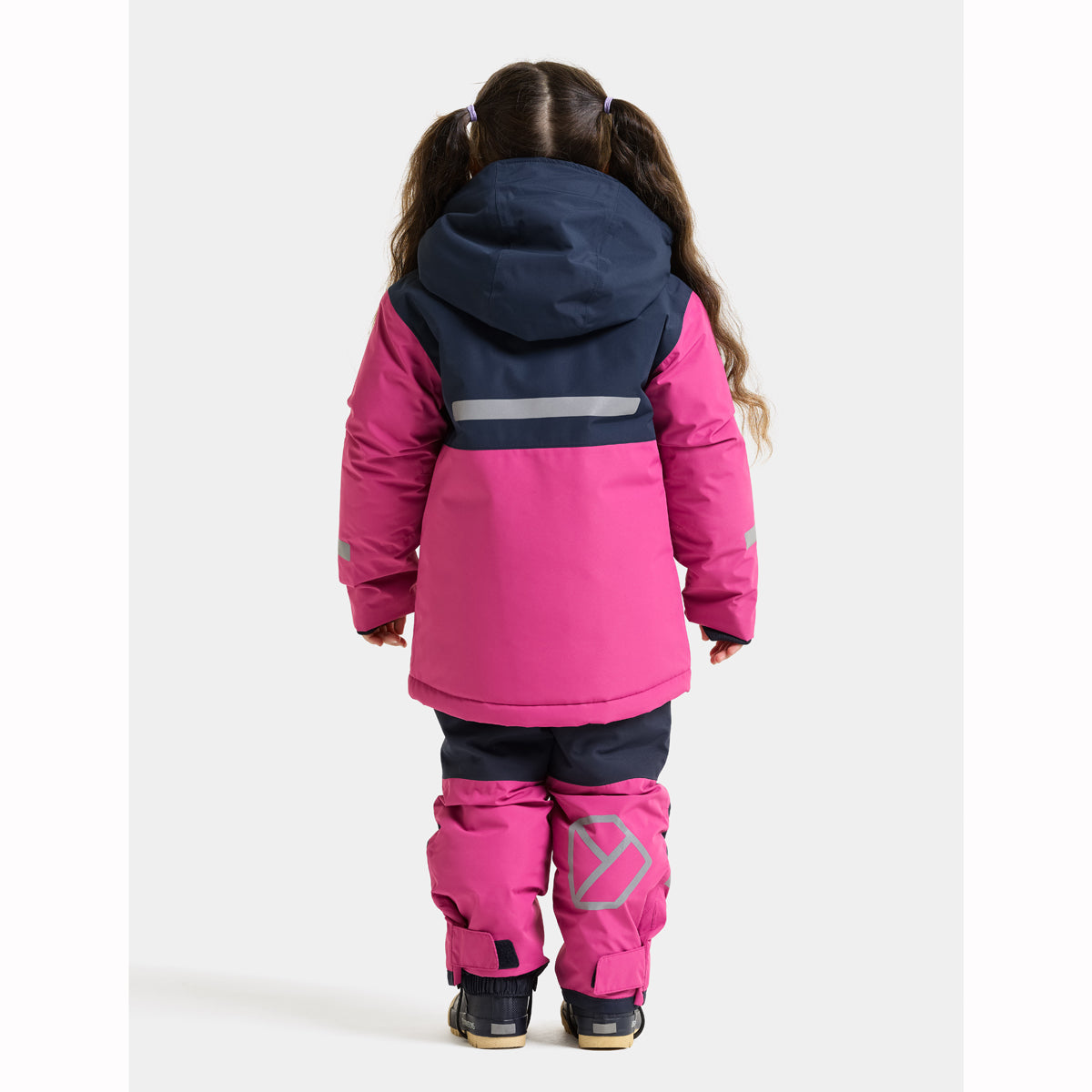 Didriksons Skare Kids Waterproof Insulated Ski Set (Cactus Pink)