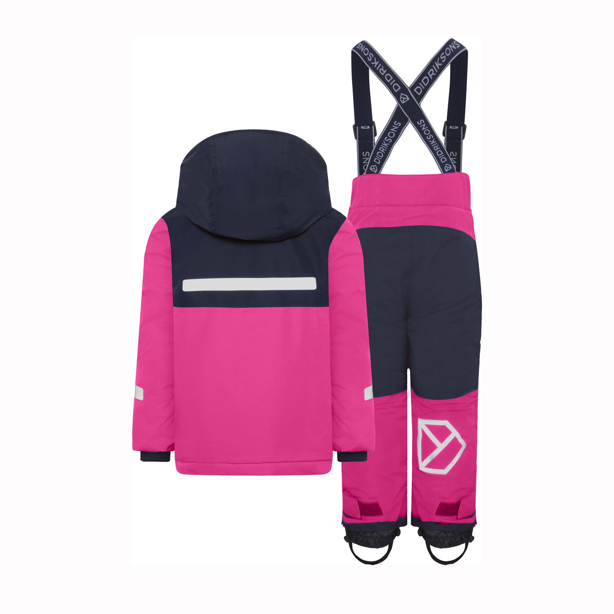 Didriksons Skare Kids Waterproof Insulated Ski Set (Cactus Pink)