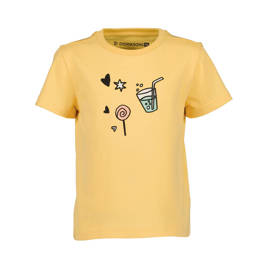 Didriksons Mynta Kids T-Shirt (Creamy Yellow)