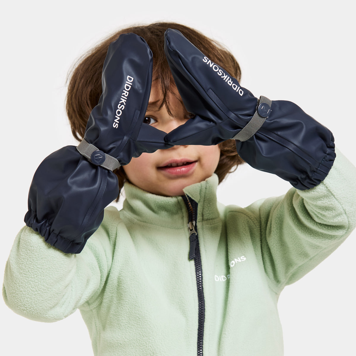 Didriksons Kids Pileglove Mittens (Navy)