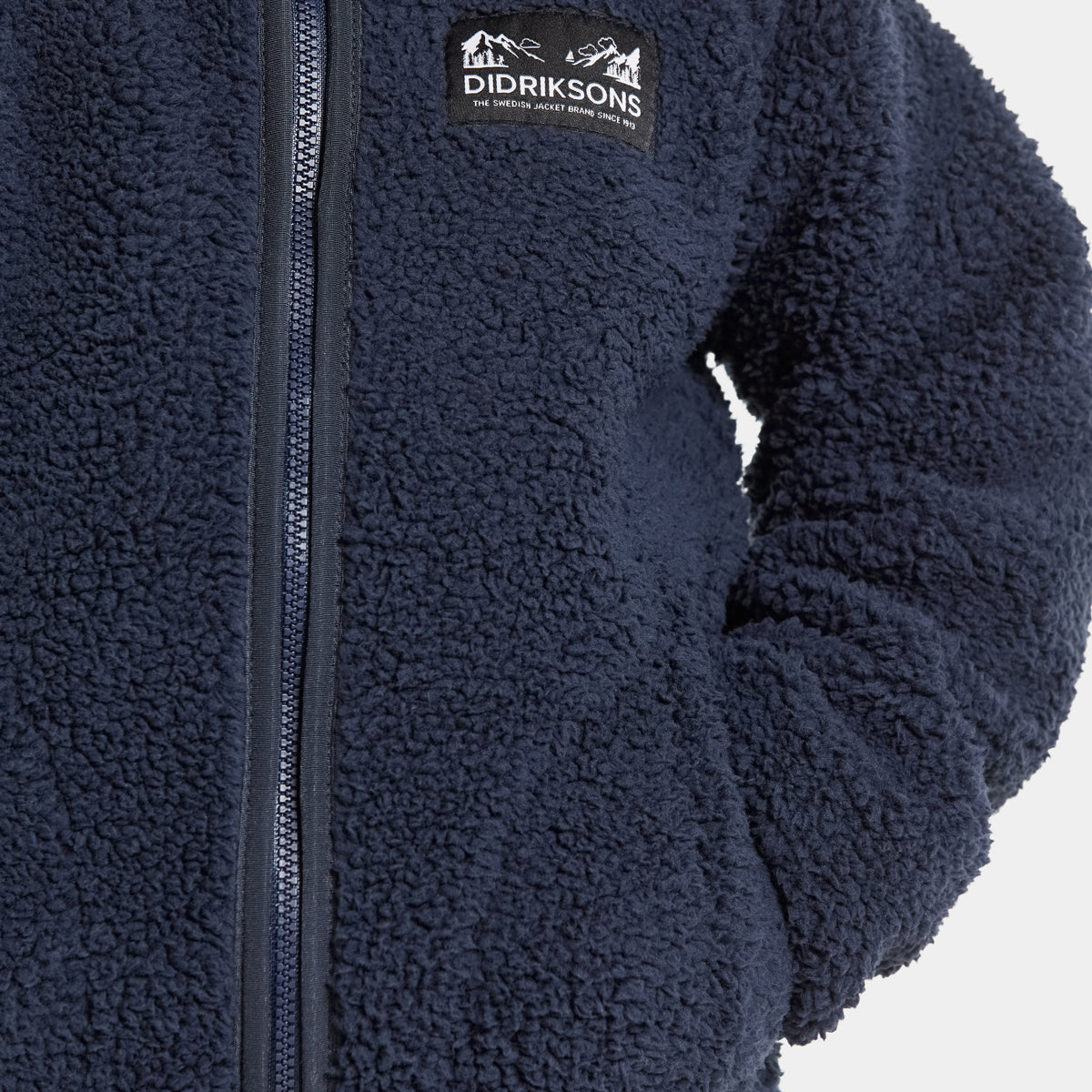 Didriksons Kids Gibbs Fleece Jacket (Navy)