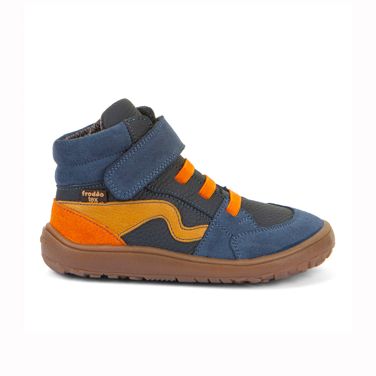 Froddo Kids Barefoot Ankle Boots (Blue Denim)