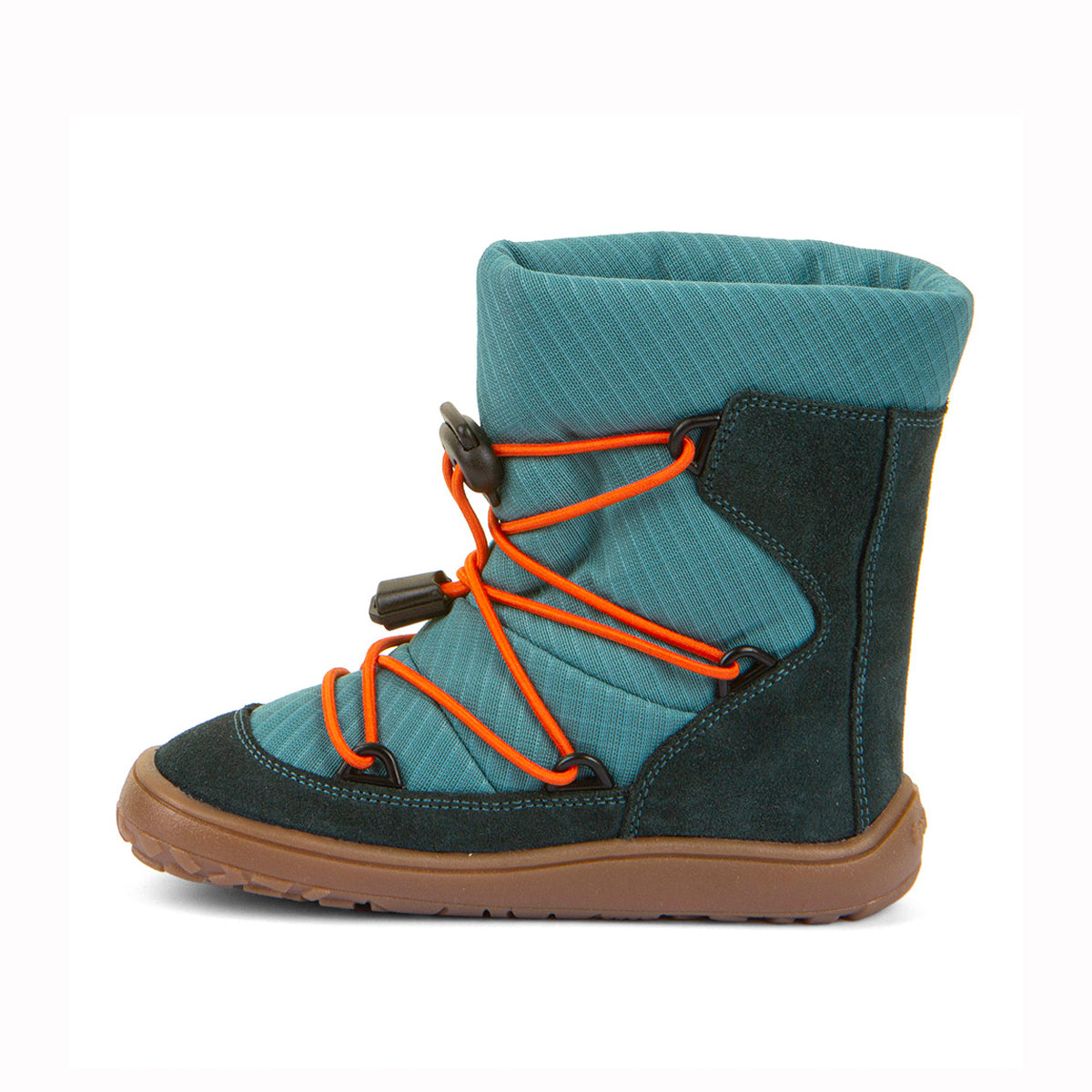 Froddo Kids Barefoot Tex Track Wool Snow Boots (Petroleum)