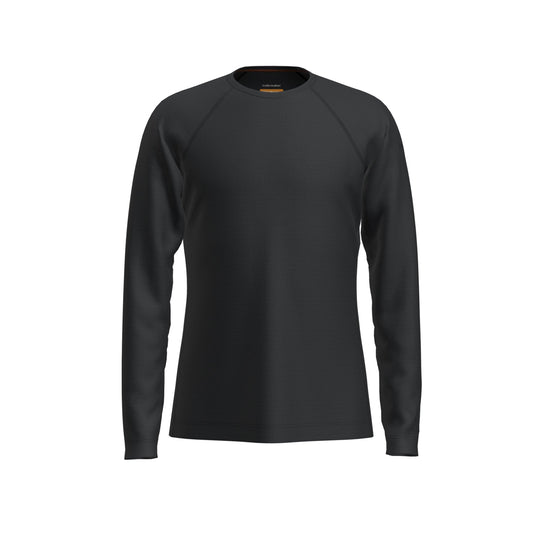 Icebreaker Kids 200 Oasis Merino Thermal Top (Black)