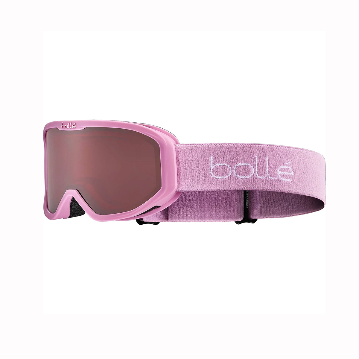 Bolle toddler ski goggles in pink on a white background