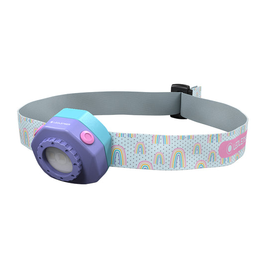 Ledlenser Kids Rechargeable Headtorch (Purple)