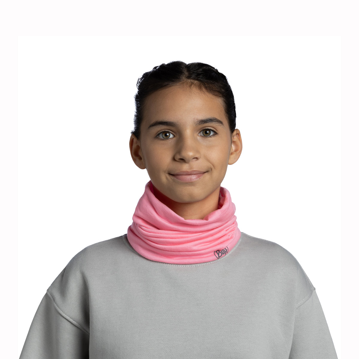 Buff Junior Merino Wool Neck Warmer (Rose Pink)