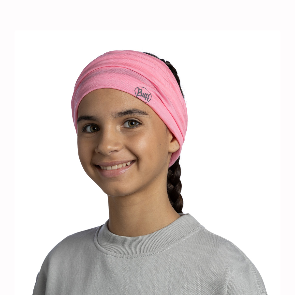 Buff Junior Merino Wool Neck Warmer (Rose Pink)