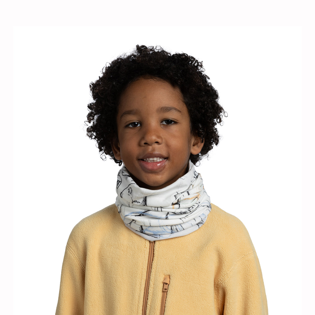 Buff Junior Neck Warmer (Bargy White)