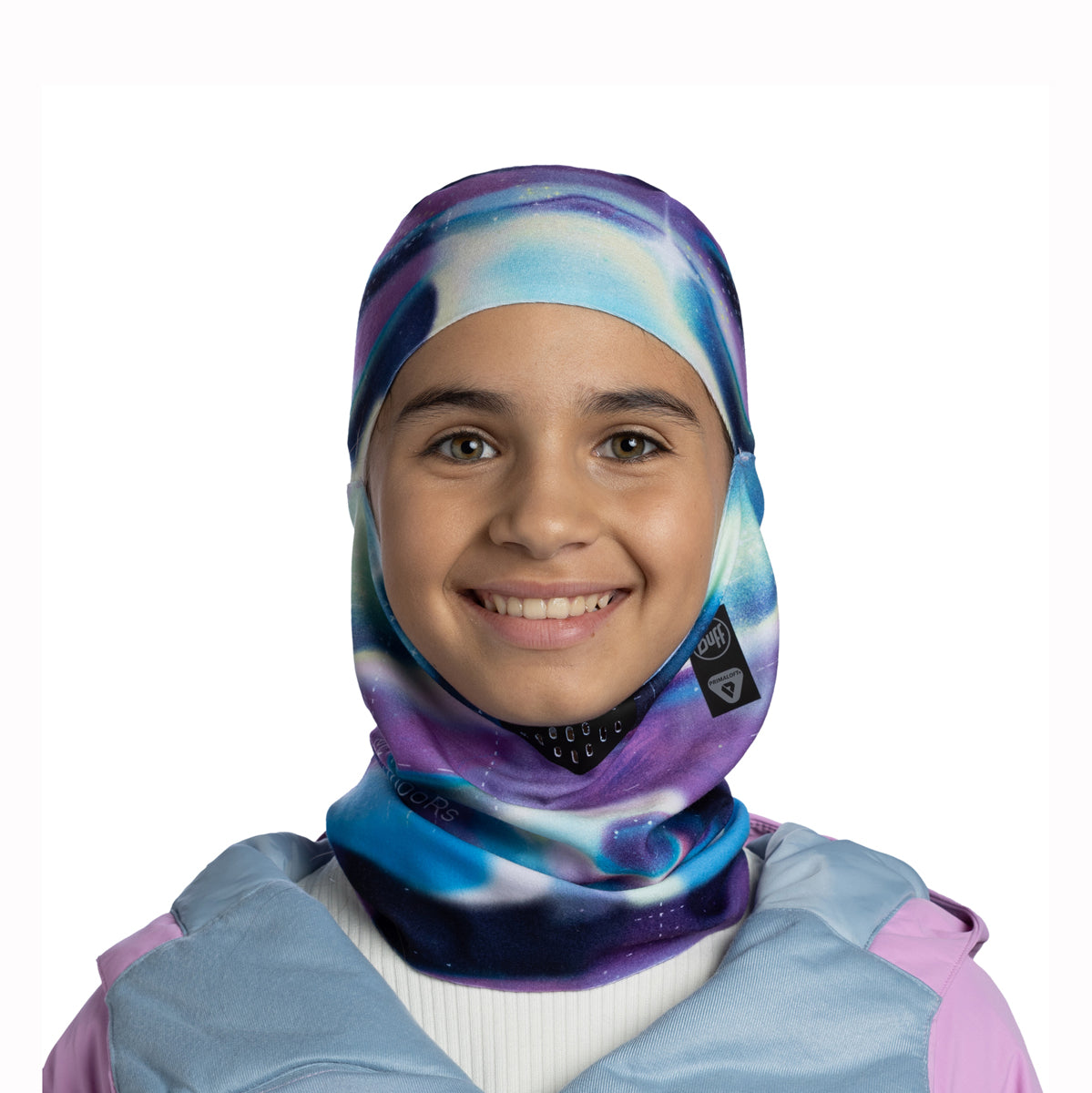 Buff Junior Thermonet Hinged Balaclava (Semva Violet)
