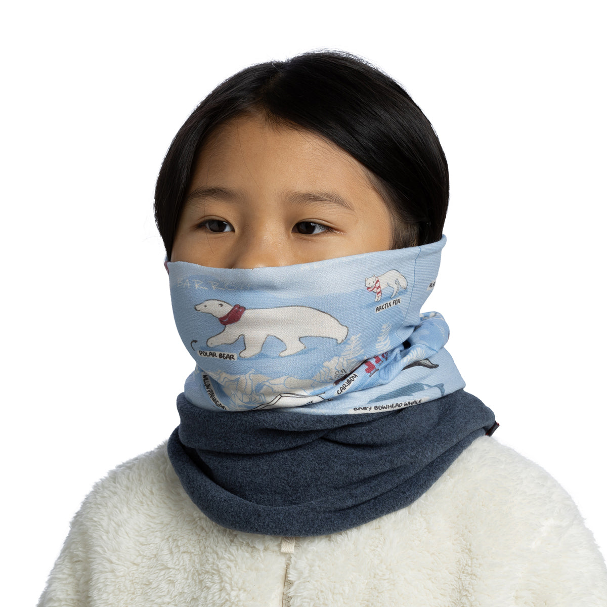 Buff Junior Polar Neck Warmer (Imus Washed Blue)