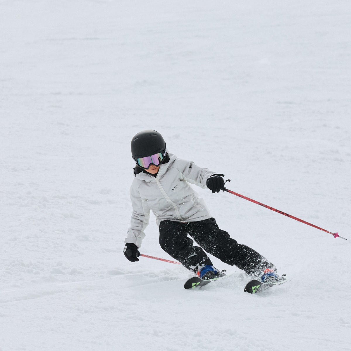 Roxy Girls Snowdrift Ski Jacket (Silver)