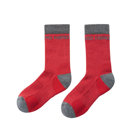 Reima Kids Saapas Wool Hiking Socks (Red)