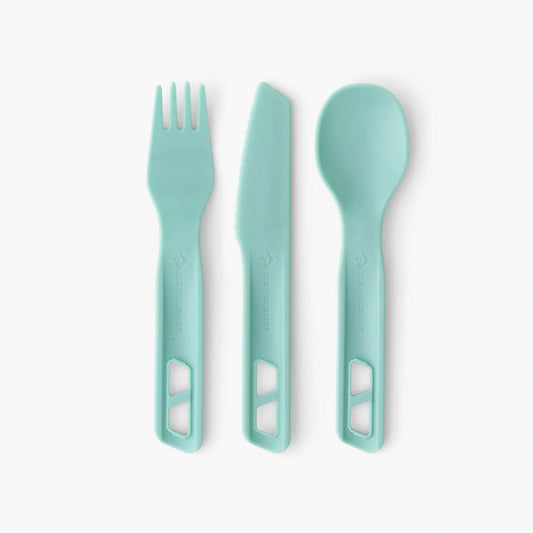 Sea To Summit Passage Cutlery Set, 3 Piece (Aqua)