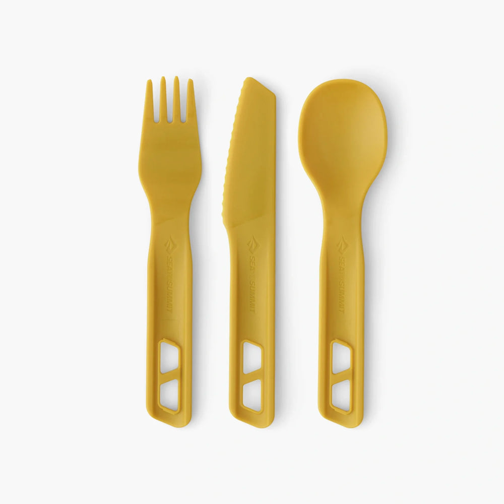 Sea To Summit Passage Cutlery Set, 3 Piece (Yellow)
