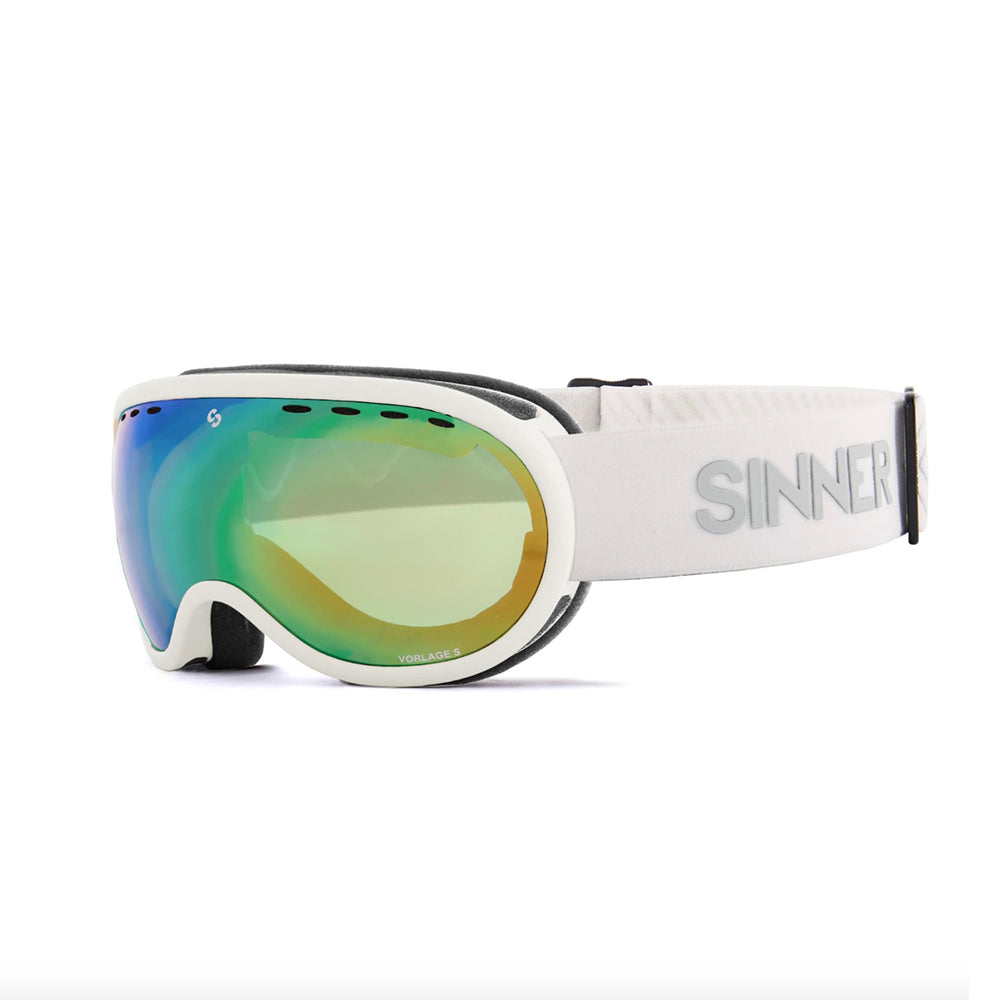 Sinner Vorlage S Youth Ski Goggles 10 yrs + (White)